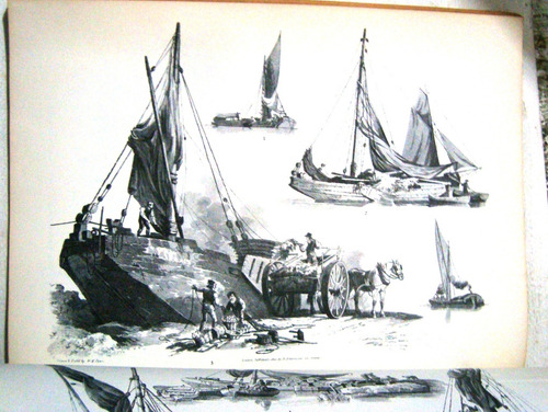 Dibujo Arte Viñetas Siglo Xix Rusticos Y Marinos W.pyme 1980 (Usado)