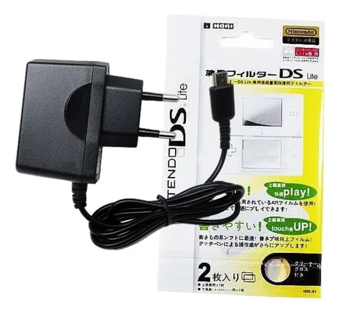 Carregador Pelicula P Nintendo Ds Lite Bivolt 110 220v Nf