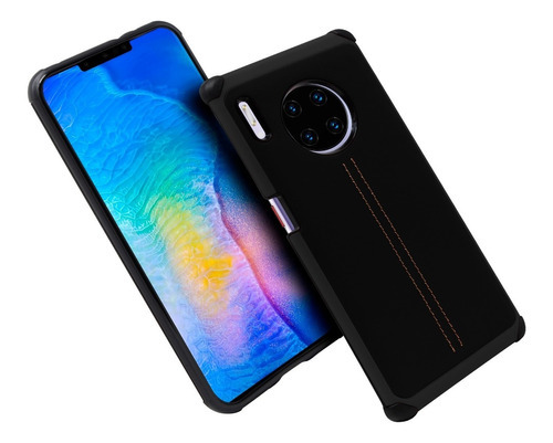 Funda Tpu Tipo Piel Para Huawei Mate 30 Pro Spn-al00 Y Plano