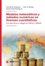 Comprar Libro: Modelos Matemáticos Y Métodos Numéricos En Finanzas Y