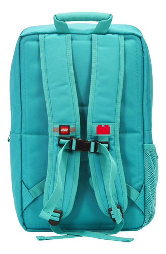 Mochila Lego Brick Teal Para Escola, Viagens E Trabalho