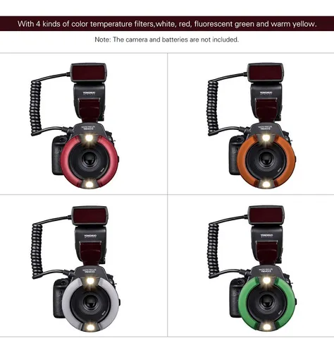 Yongnuo Professional Yn14ex Ii - Kit De Luz De Flash Para Ma