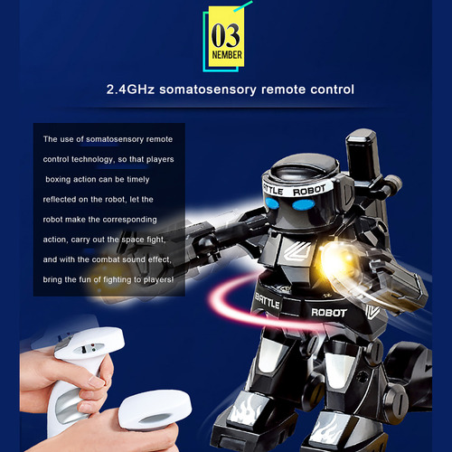Q 2.4g Rc Robot Boxing Robot Remote Control Fighting Robot 2