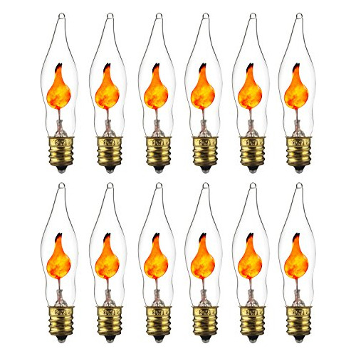 Bombilla Candelabro Llama Parpadeante Petite Chandelier...