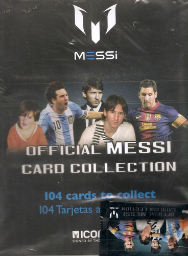 Album De Cards Official Messi Collection Vazio Original 