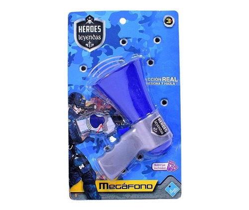 Megafono De Accion Real Juego De Policia El Duende Azul