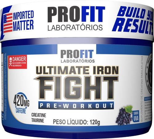 Pré Treino Ultimate Iron Fight 120gr - Profit Labs