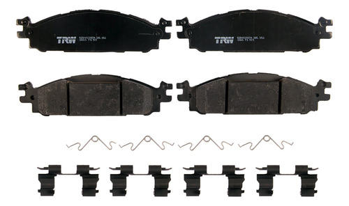 Balatas Del/tras P/ Ford Explorer Xlt 2011 2012 3.5 V6 Trw