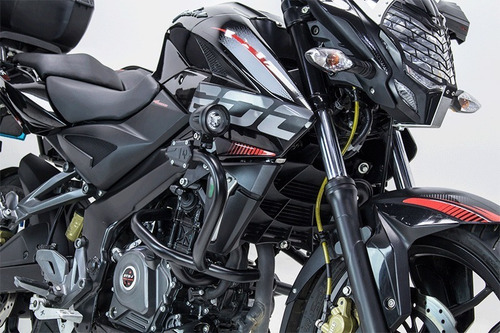 Imagen 10 de 10 de Defensas Crash Bar Negras Pulsar Ns 200 Fire Parts