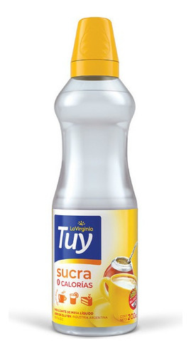 Tuy Edulcorante Liquido Sucra X 200 Ml