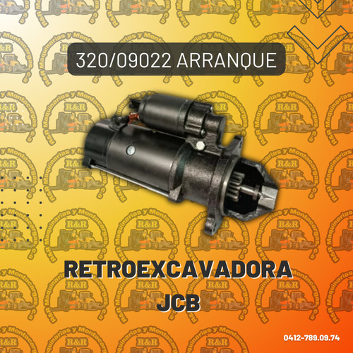 320/09022 Arranque Retroexcavadora Jcb