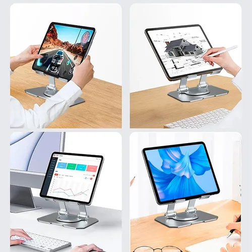 Soporte Base Tablet Metálica Ajustable Portable Ptz-3-4