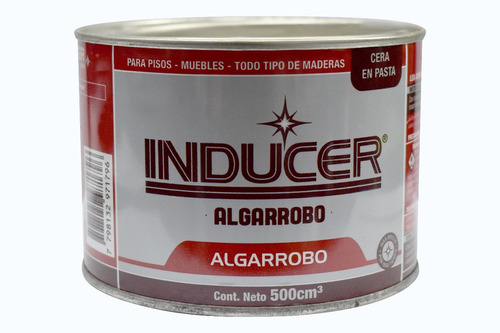 Lata De Cera En Pasta Inducer Color Algarrobo 500grs