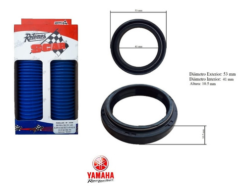 Fuelle Suspensión Delantera + Retenes Yamaha Xtz Tenere 750