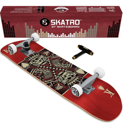 Skatro - Patineta Pro De 31 Pulgadas. Patineta Completaadult