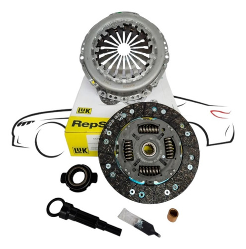 Kit Clutch Peugeot 206 1.6 Xs 2001 2002 2003 2004 2005 Luk