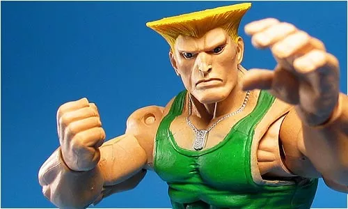 Guile Street Fighter Original Neca 18 Cm Soldado Coronel