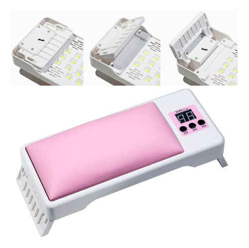 Lampara Uv/led 72w 2 En 1 Posa Mano Manicure