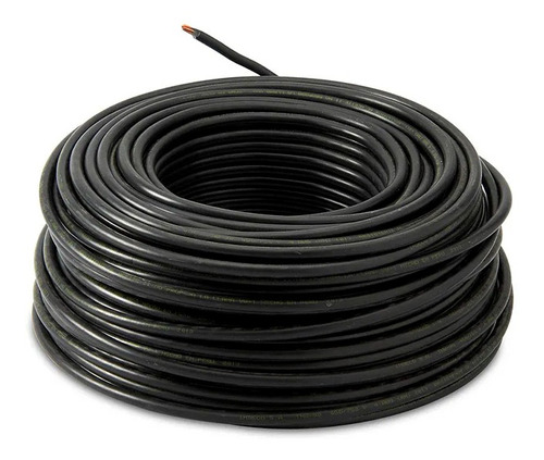 Cable Instalacion 3.00mm Negro Rollo 30mts