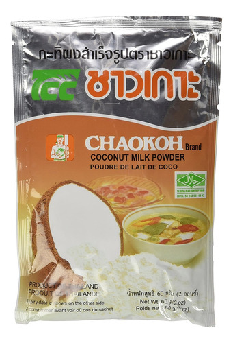 Chaokoh Leche De Coco En Polvo 60 G. Pack De 3