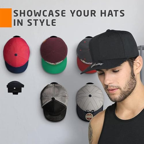 Soportes Adhesivos Gorras Pared Ganchos Sombreros Estantes E