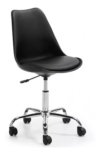 Silla Eames Oficina C/ Ruedas De Escritorio Altura Ajustable