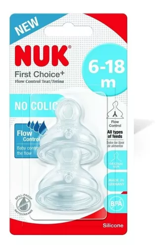 Nuk Tetina First Choice Plus +6m Control De Flujo