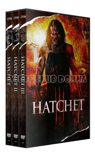 Hatchet Saga Colección Completa Dvd 3 Peliculas Pack