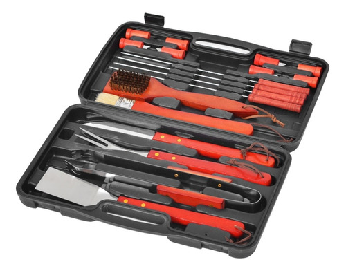 Imagen 1 de 9 de Juego Asador Tivoli Kit Asado Set Parrillero