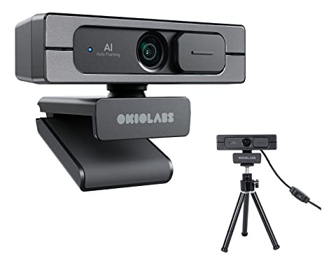 Cámara Web Okiolabs A10 Hd 4k Con Encuadre Automático Ai Par