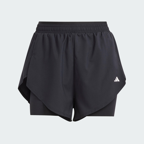 Shorts Adidas Entrenamiento 2 En 1 Mujer Negro Iq2655