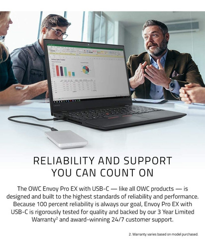 Owc Enviado Pro Ex-c Usb Externa Nvme M.2 Ssd Solución De Al