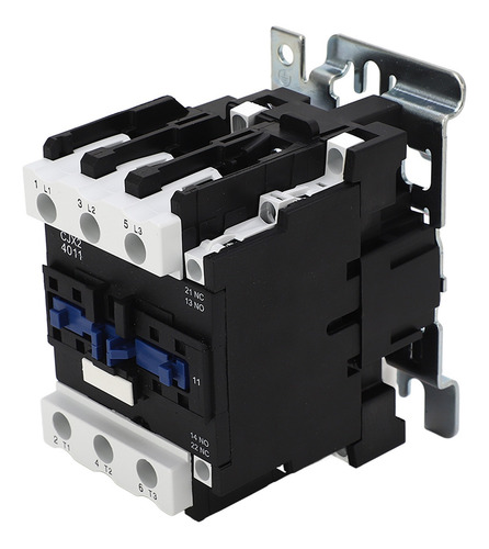 Contactor Eléctrico Ac Din Rail Mount, 3 Polos, Bajo Voltaje