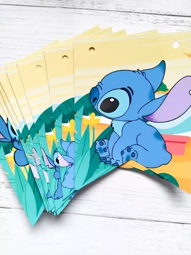 VELA DE CUMPLEAÑOS PERSONALIZADA DE STITCH