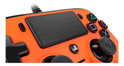 Imagen 5 de 6 de Joystick Nacon Wired Compact Controller for PS4 negro y naranja