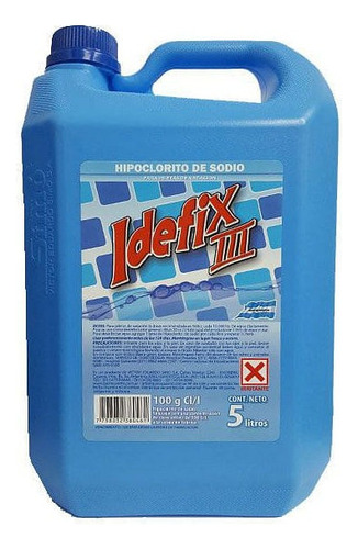 Cloro Liquido 5 Lts Idefix Iii