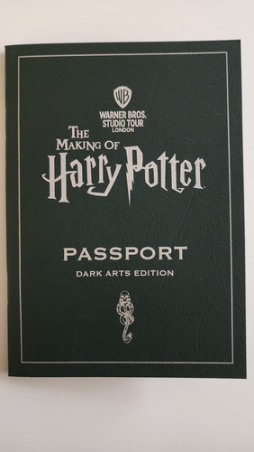 Harry Potter Passport. Warner Studios Londres (Usado)