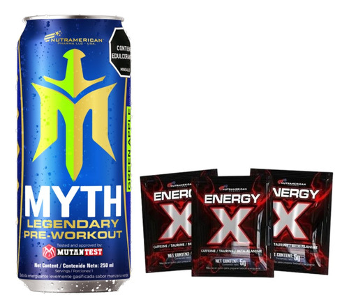 Myth Energizante Pre Workout + Ob - Unidad a $11900