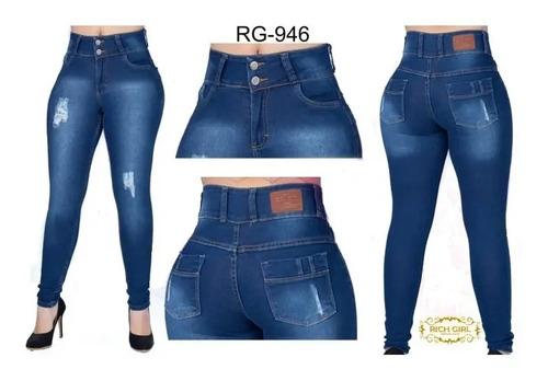 Pantalones Dama Rich Girl Mezclilla M-946 | Meses sin intereses