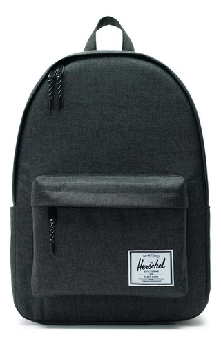 Mochila Herschel Classic Xl Black Crosshatch Negra Color Negro Diseño de la tela Liso