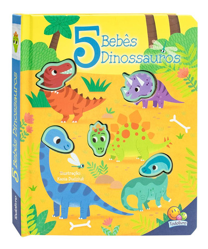 Amiguinhos De Silicone - Toque E Sinta: 5 Bebês Dinossauros, De North Parade Publishing. Editora Todolivro, Capa Dura, Edição 1 Em Português, 2023