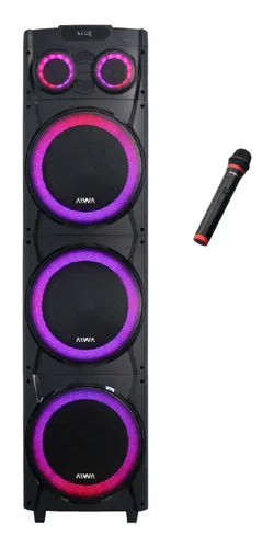 comprar Torre De Sonido Portátil Bluetooth Aiwa T3012 16000w C\u002Fmic