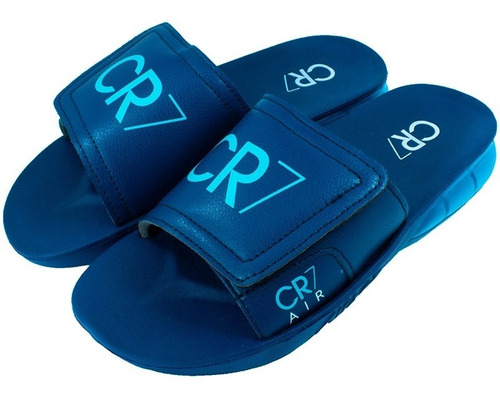 Imagen 1 de 4 de Sandalias Casual Cr7 Navy/azul Cr708na Moletto