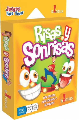 Risas Y Sonrisas Juego De Mesa Original Bontus Cartas Toyspa