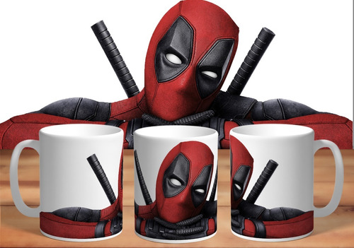 Taza Personalizada Dead Pool De Plástico Series Tv