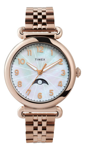 Timex Tw2tmodel 23 Reloj De Pulsera De Acero Inoxidable Rosa
