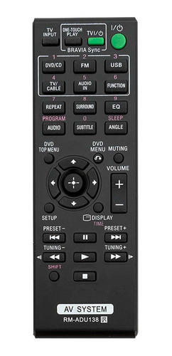 Control Remoto Rm-adu138 Para Sony Dav-tz140 Hbd-tz140...