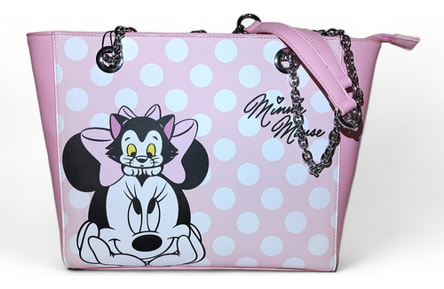 Bolsa De Mano Minnie Mouse & Figaro Disney 