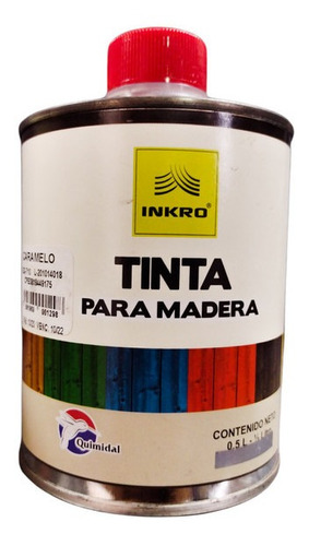 Tinta Para Madera Caramelo Quimidal 500ml