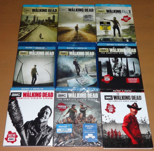 The Walking Dead Blu-ray Pack 9 Temporadas Originales De Usa